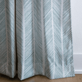 Herringbone Harbor - Curtain Panel - The Drapery