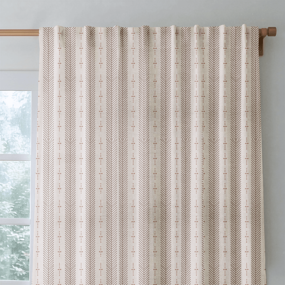 Herringbone Row - Curtain Panel - The Drapery