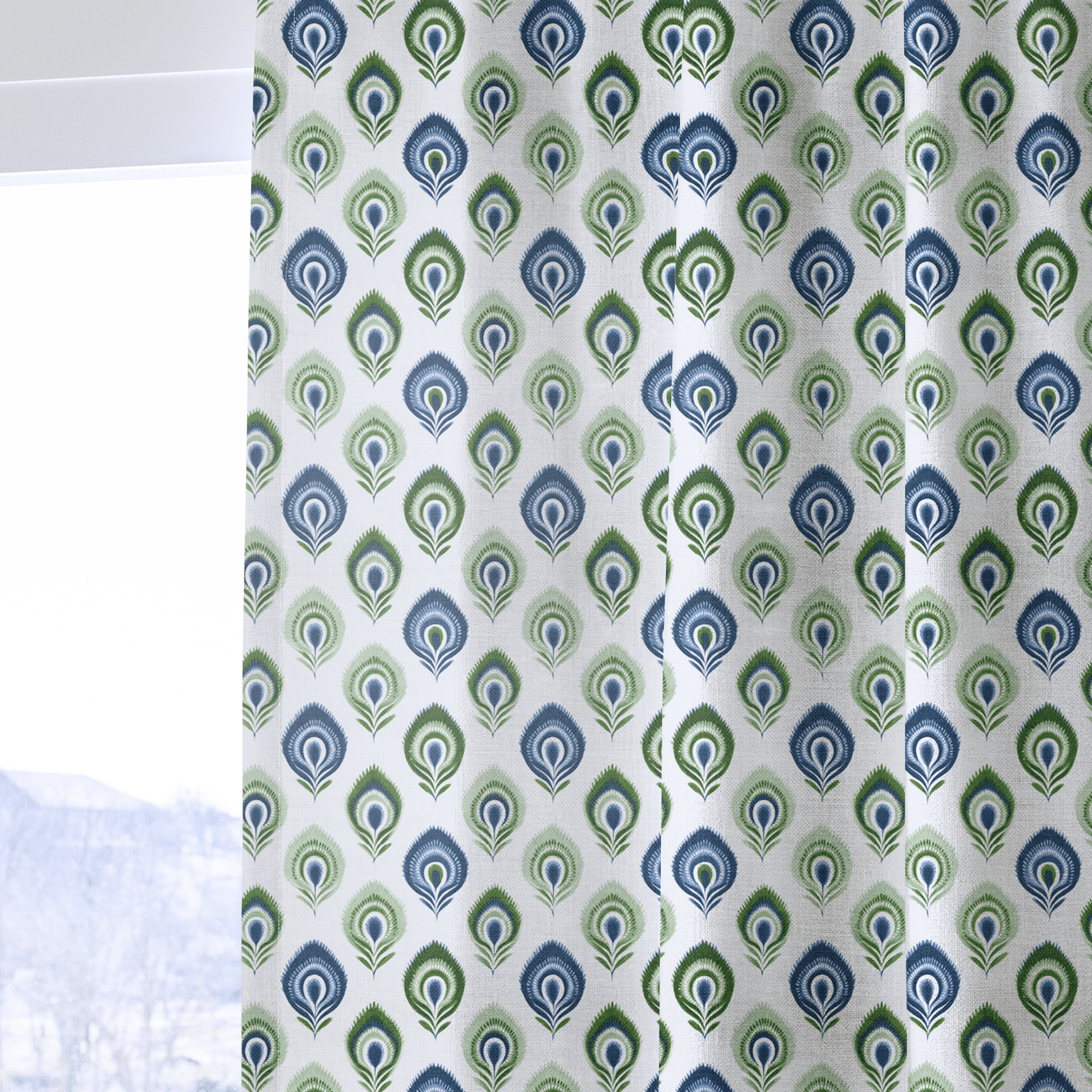 Heston Feather - Curtain Panel - The Drapery