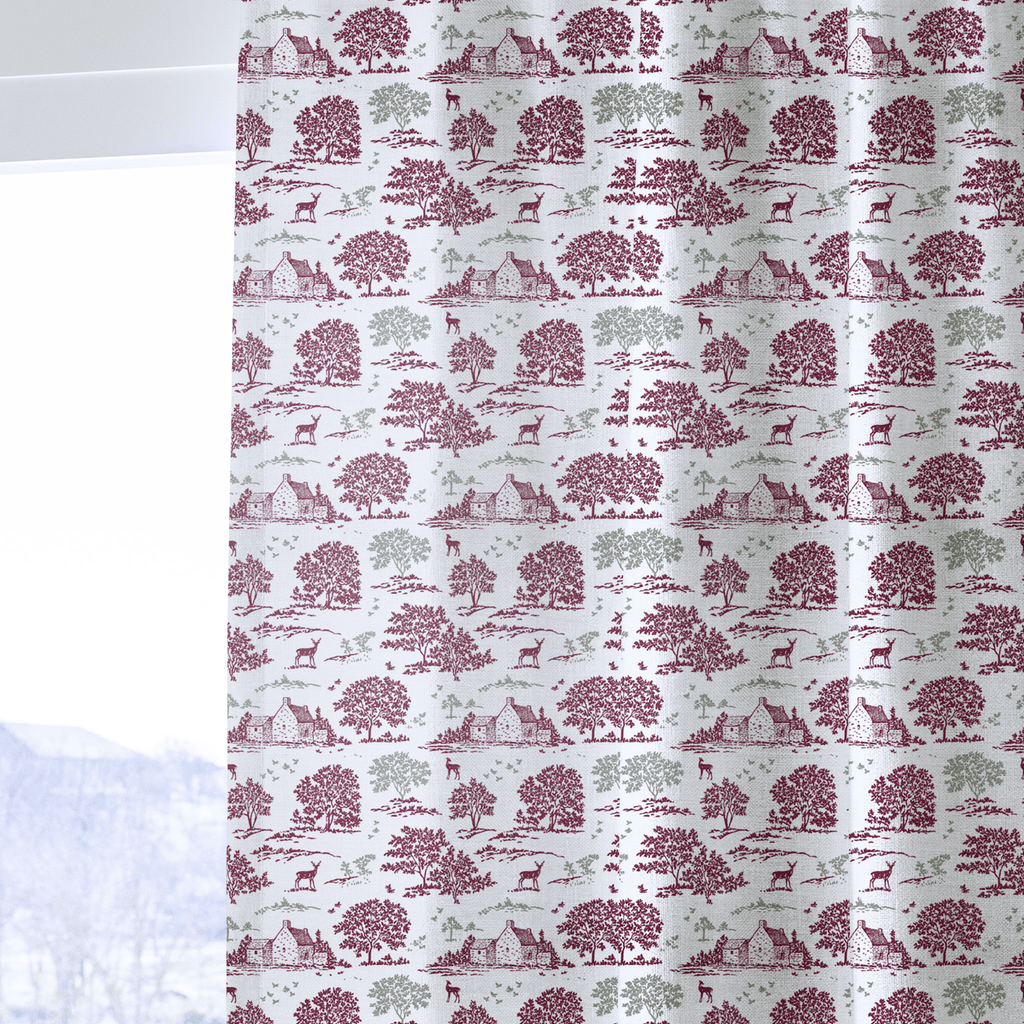 Holliday Toile - Curtain Panel - The Drapery