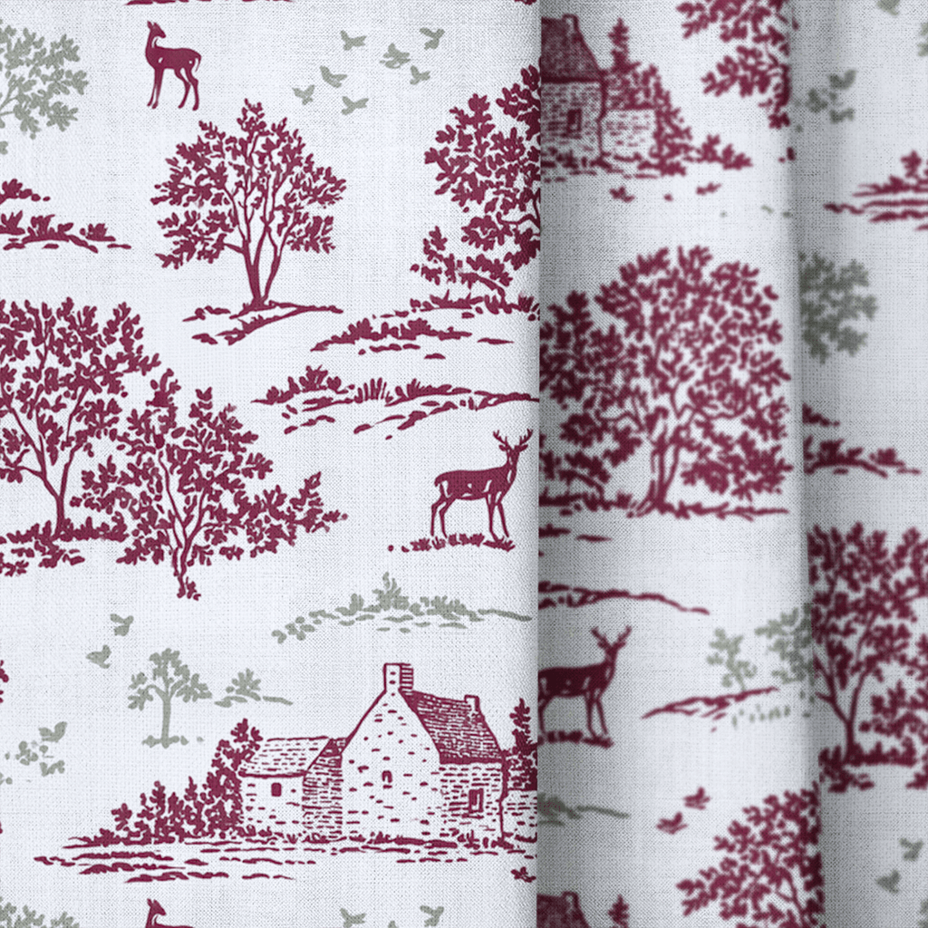 Holliday Toile - Curtain Panel - The Drapery