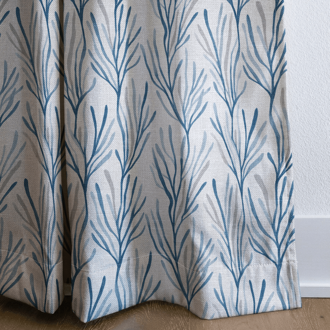 Holly Blue - Curtain Panel - The Drapery