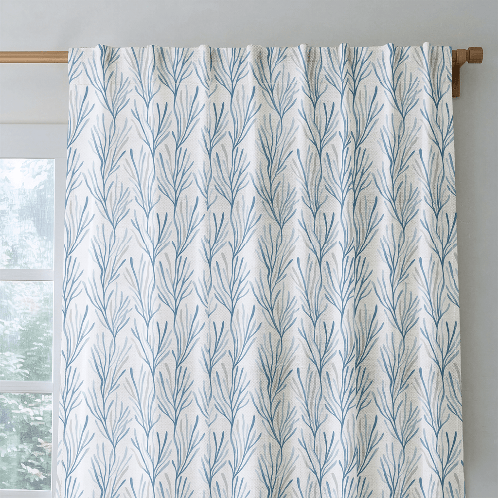 Holly Blue - Curtain Panel - The Drapery