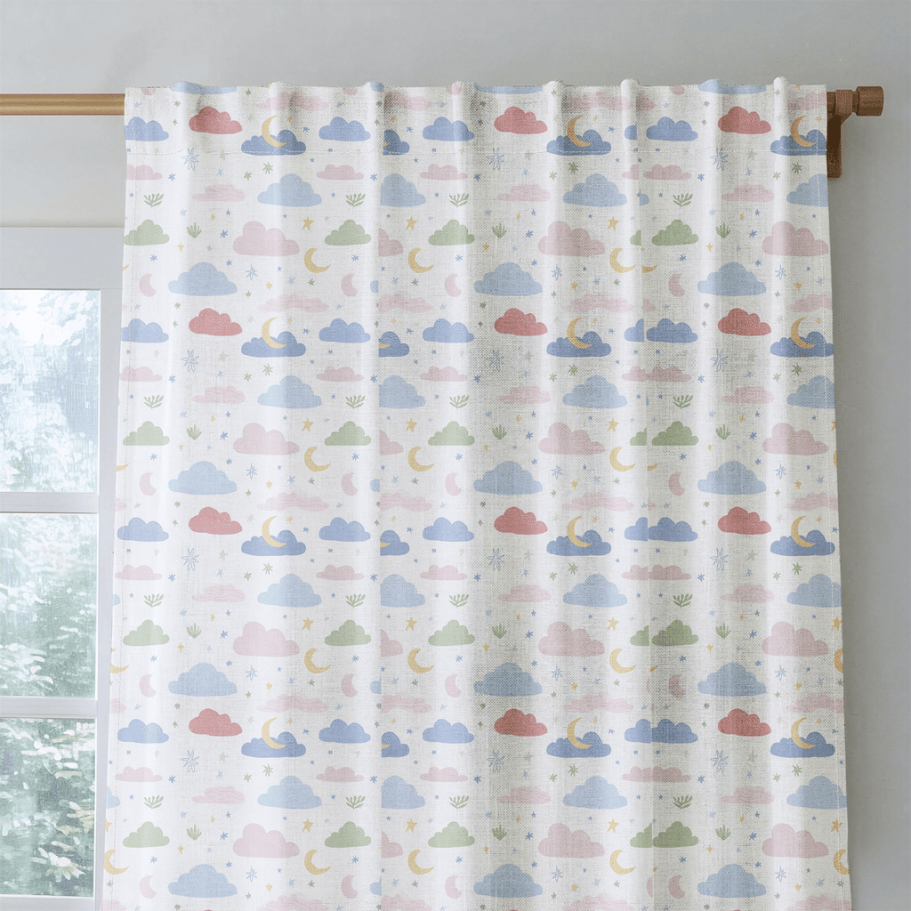 Hopeful Crescent - Curtain Panel - The Drapery
