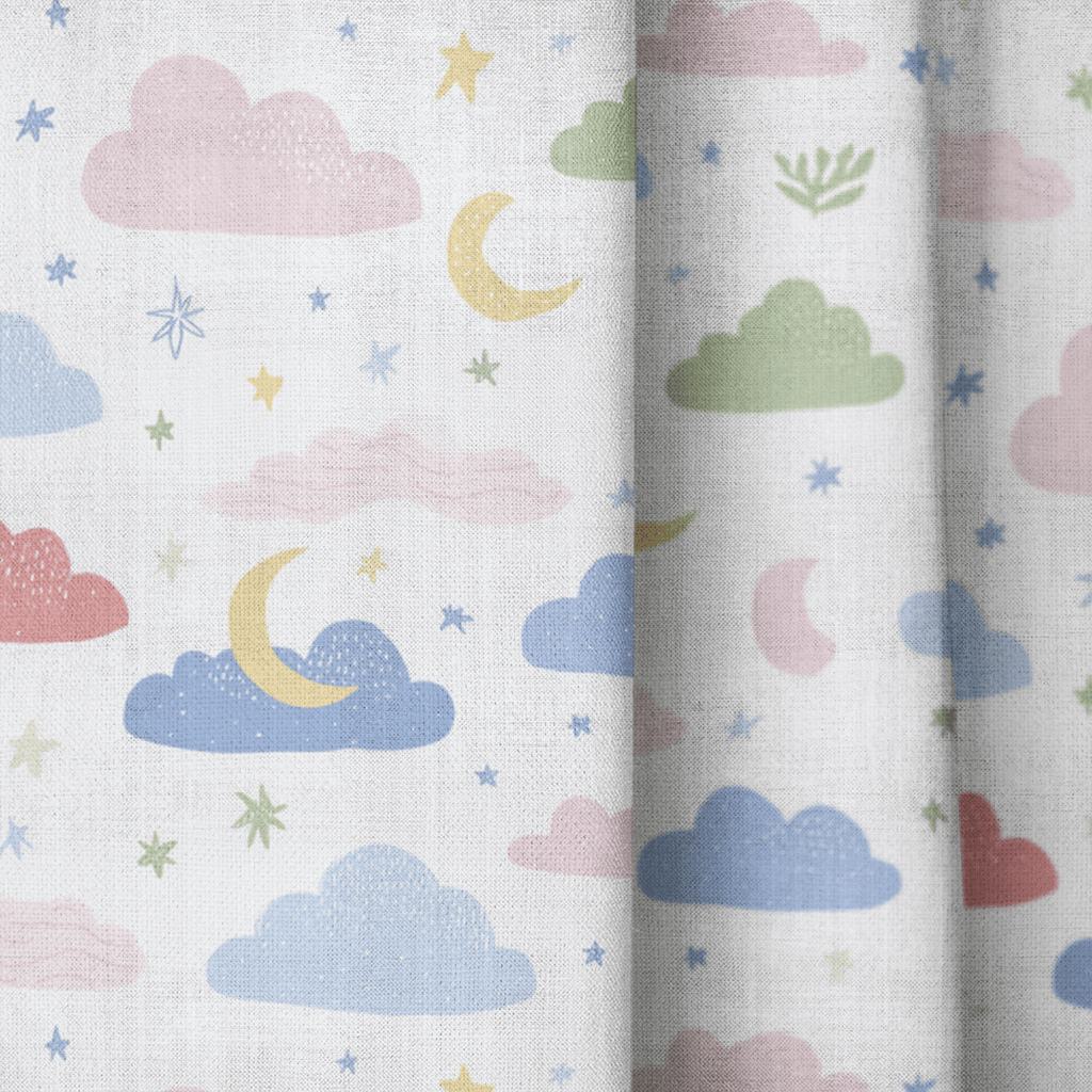 Hopeful Crescent - Curtain Panel - The Drapery