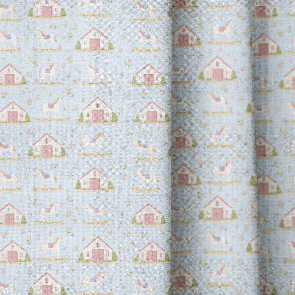 Horse Stables - Curtain Panel - The Drapery