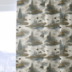 Hunting Dog Toile - Curtain Panel - The Drapery
