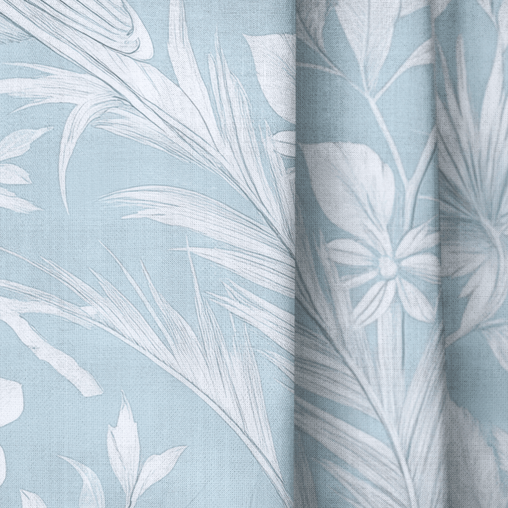 Icy Thistle - Curtain Panel - The Drapery