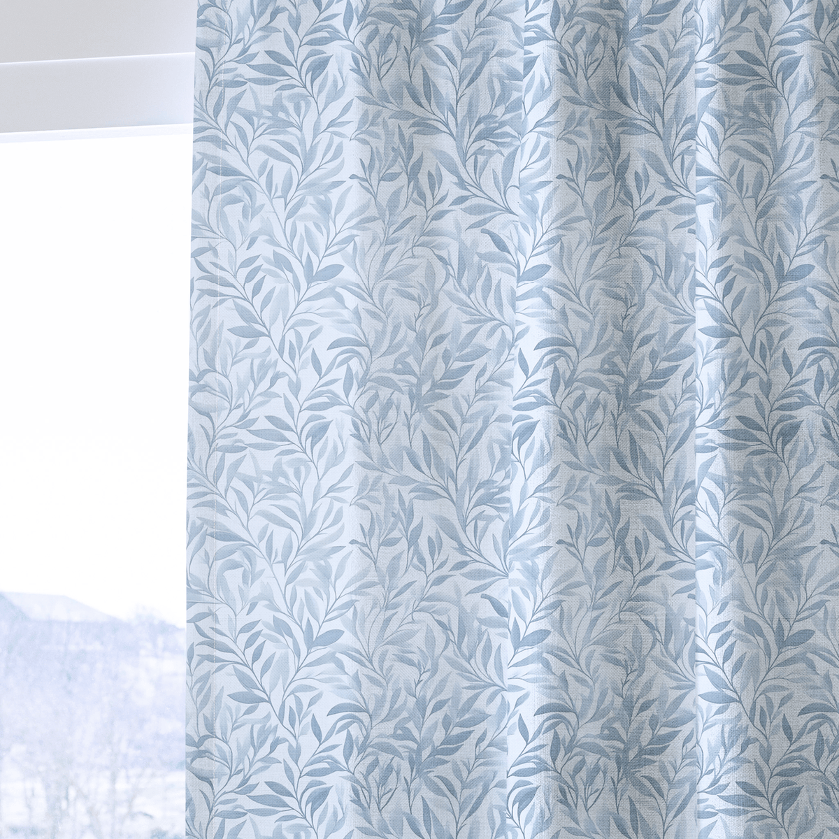 Icy Willow - Curtain Panel - The Drapery