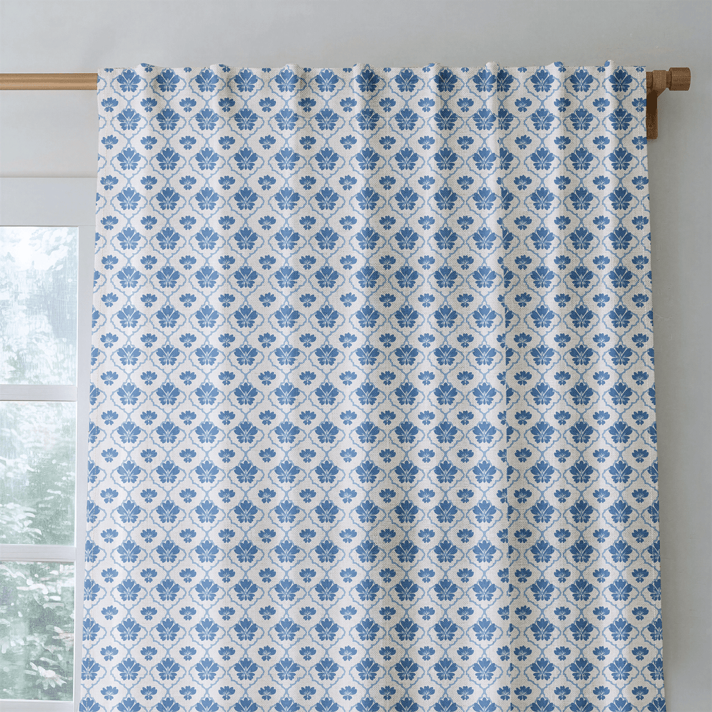 Indigo Haven - Curtain Panel - The Drapery