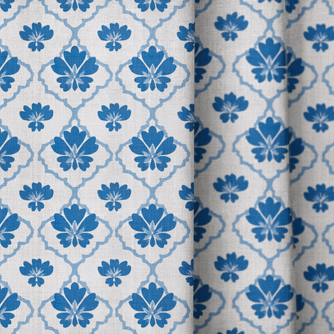 Indigo Haven - Curtain Panel - The Drapery