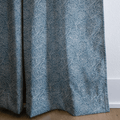 Indigo Sketch Floral - Curtain Panel - The Drapery