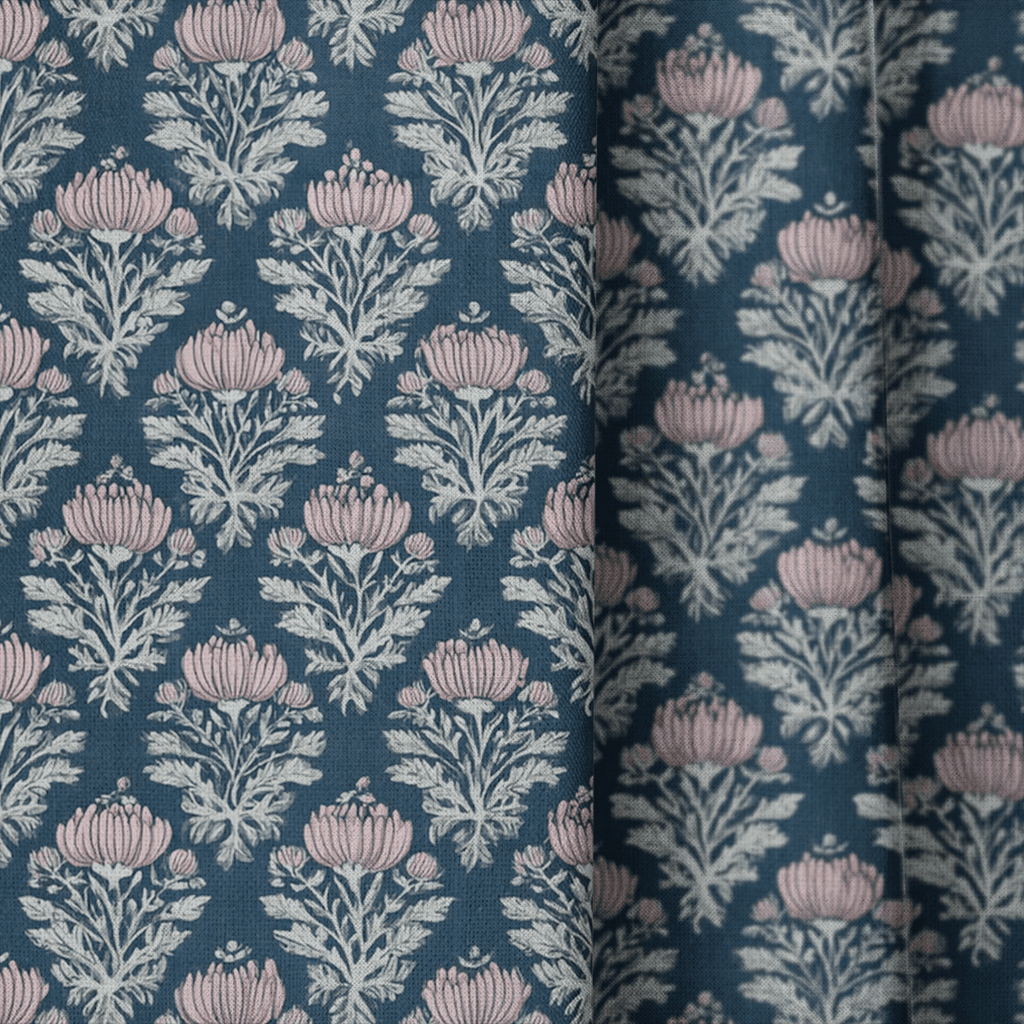 Ink & Petal - Curtain Panel - The Drapery