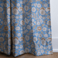 Inked Iris - Curtain Panel - The Drapery