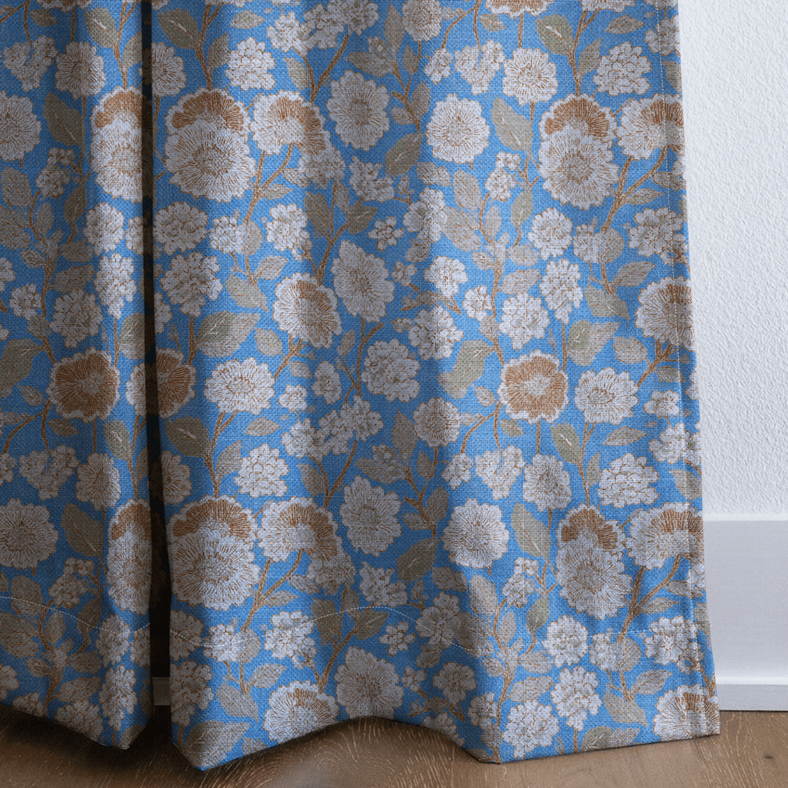 Inked Iris - Curtain Panel - The Drapery