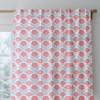 Irma Red - Curtain Panel - The Drapery