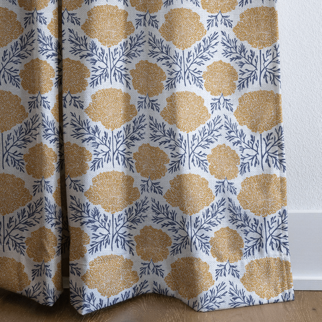 Irma Yellow - Curtain Panel - The Drapery