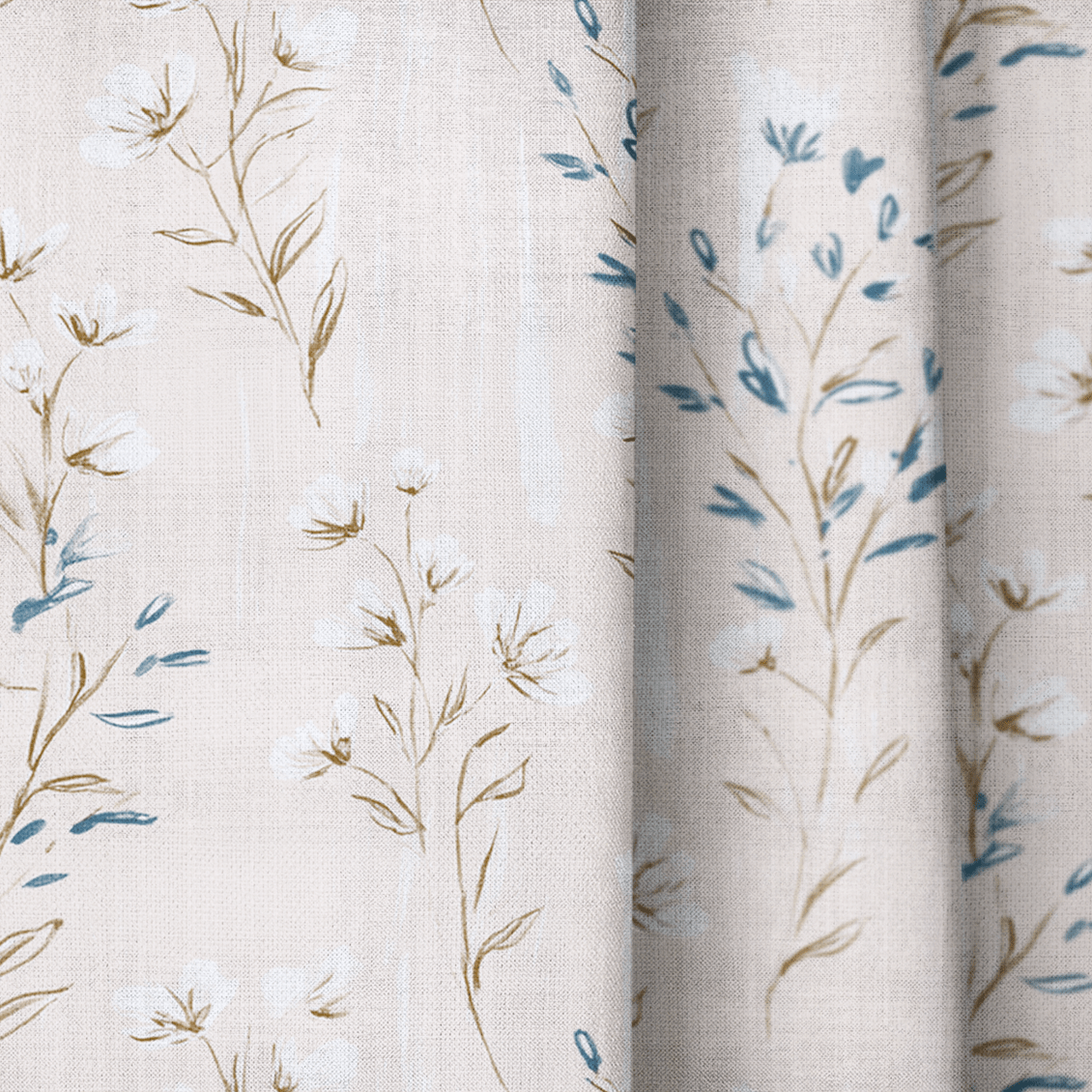 Isandro Blooms - Curtain Panel - The Drapery