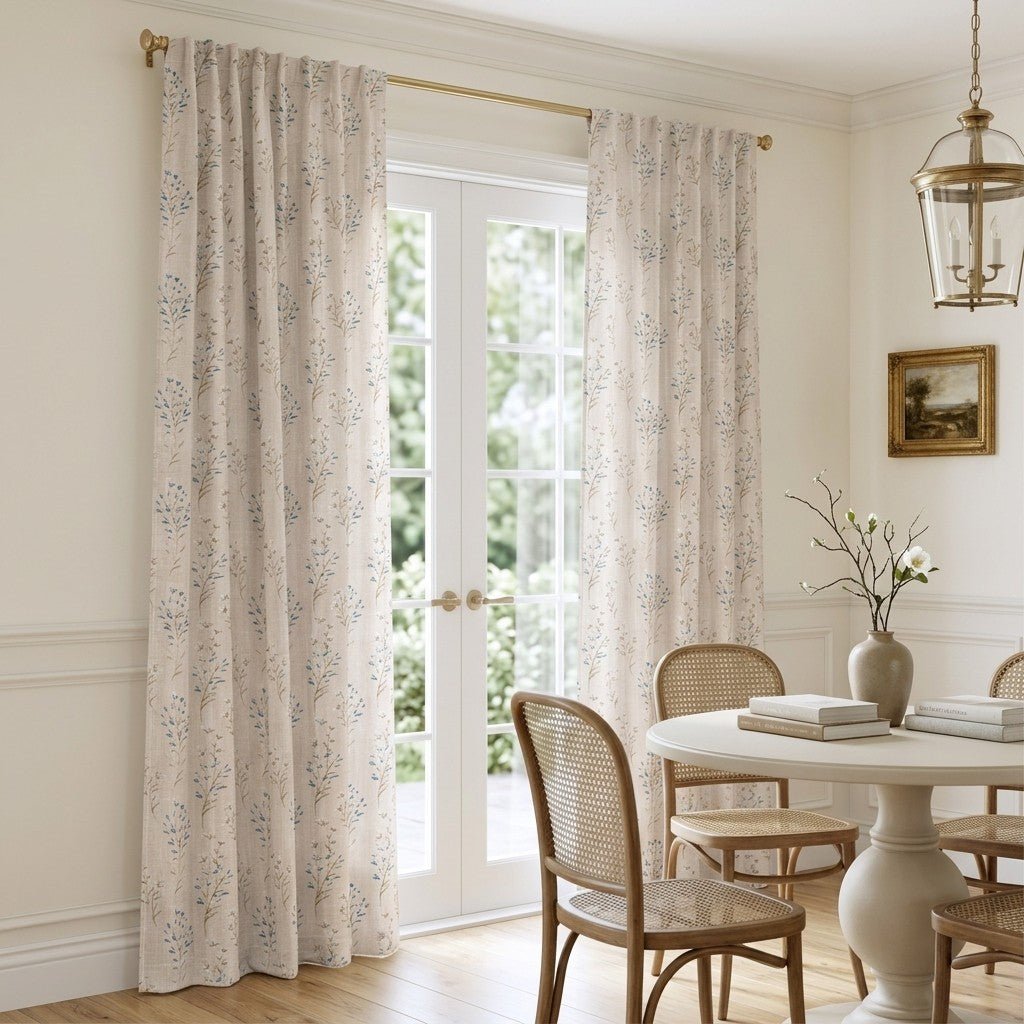 Isandro Blooms - Curtain Panel - The Drapery