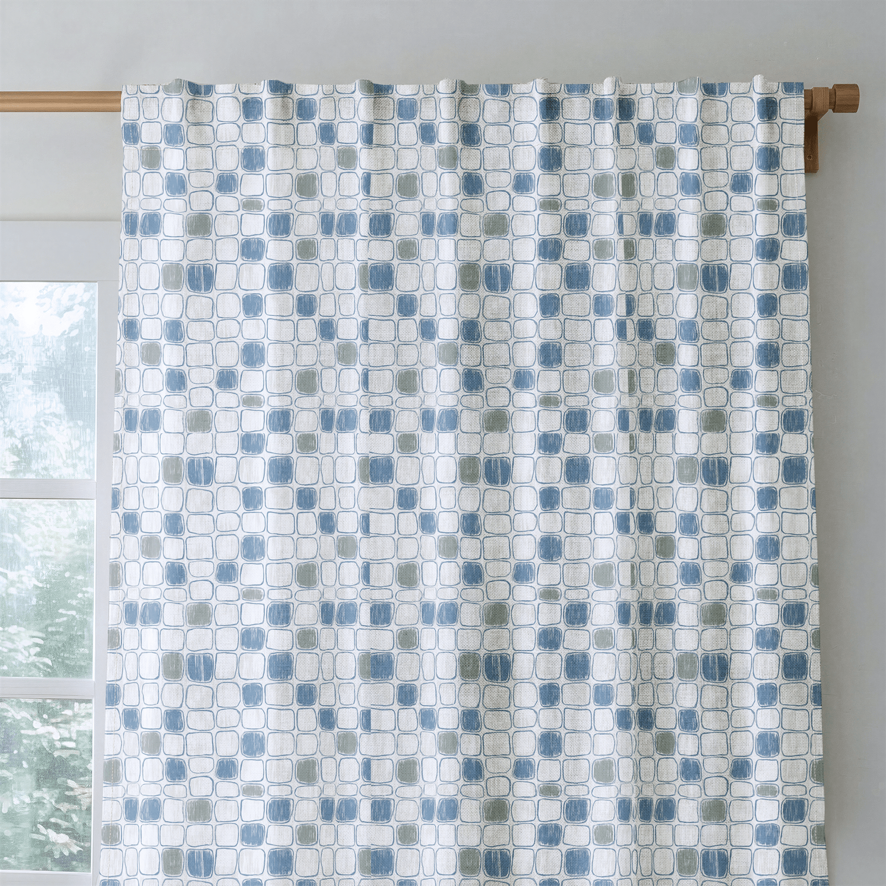 Isla Dots - Curtain Panel - The Drapery