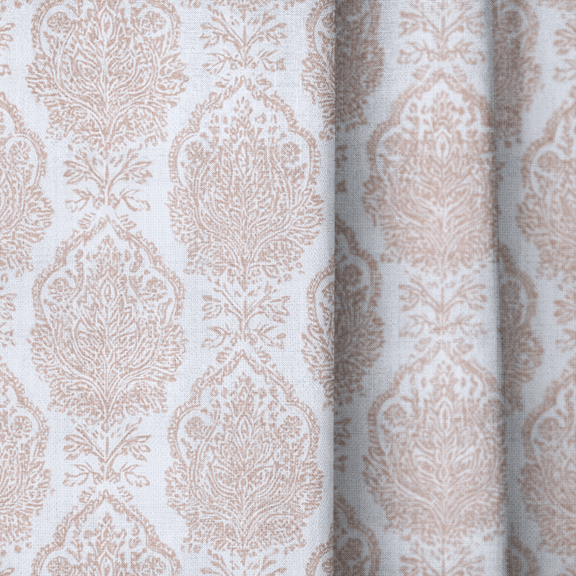 Ivory Frame - Curtain Panel - The Drapery