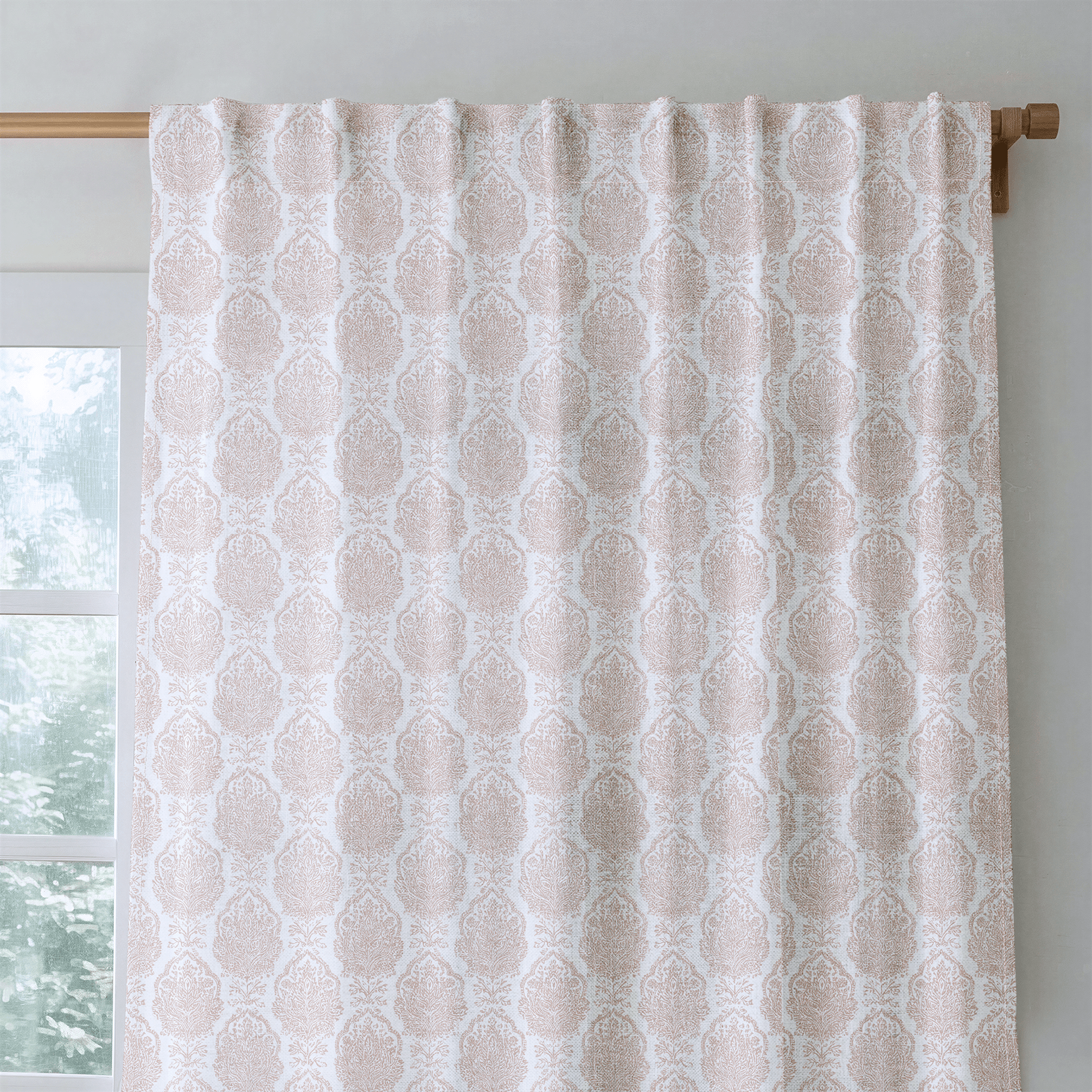 Ivory Frame - Curtain Panel - The Drapery