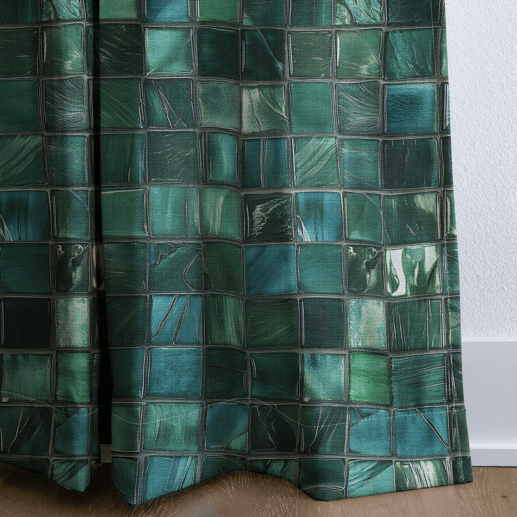 Jade Tide - Curtain Panel - The Drapery