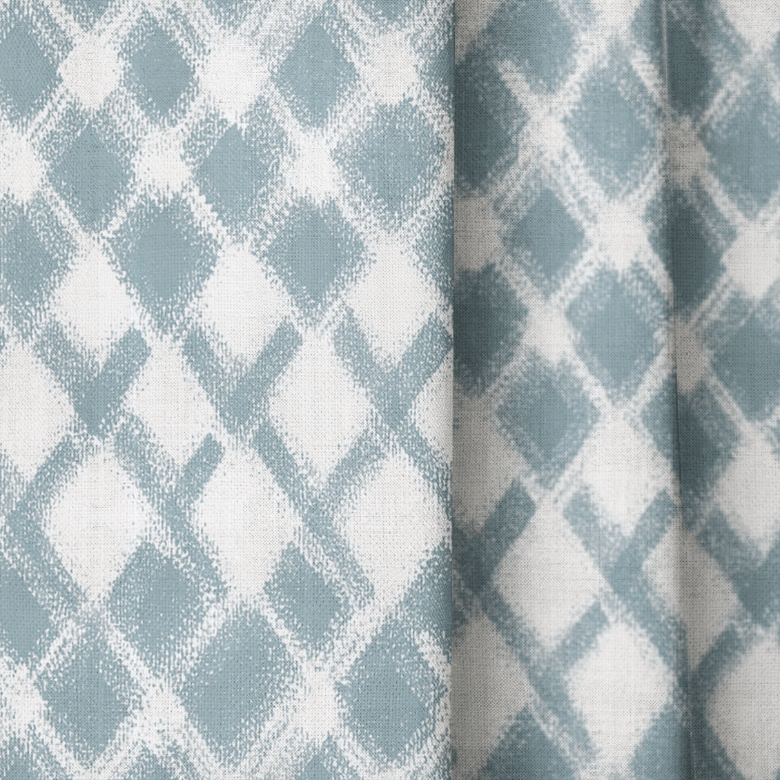 Jasper Blue - Curtain Panel - The Drapery
