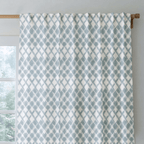 Jasper Blue - Curtain Panel - The Drapery