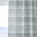 Jasper Blue - Curtain Panel - The Drapery
