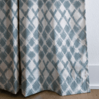 Jasper Blue - Curtain Panel - The Drapery