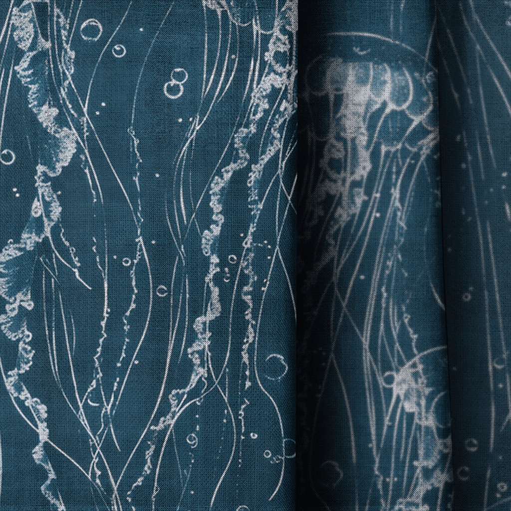 Jellyfall - Curtain Panel - The Drapery