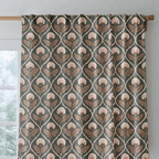 Josephine Ogee Floral - Curtain Panel - The Drapery