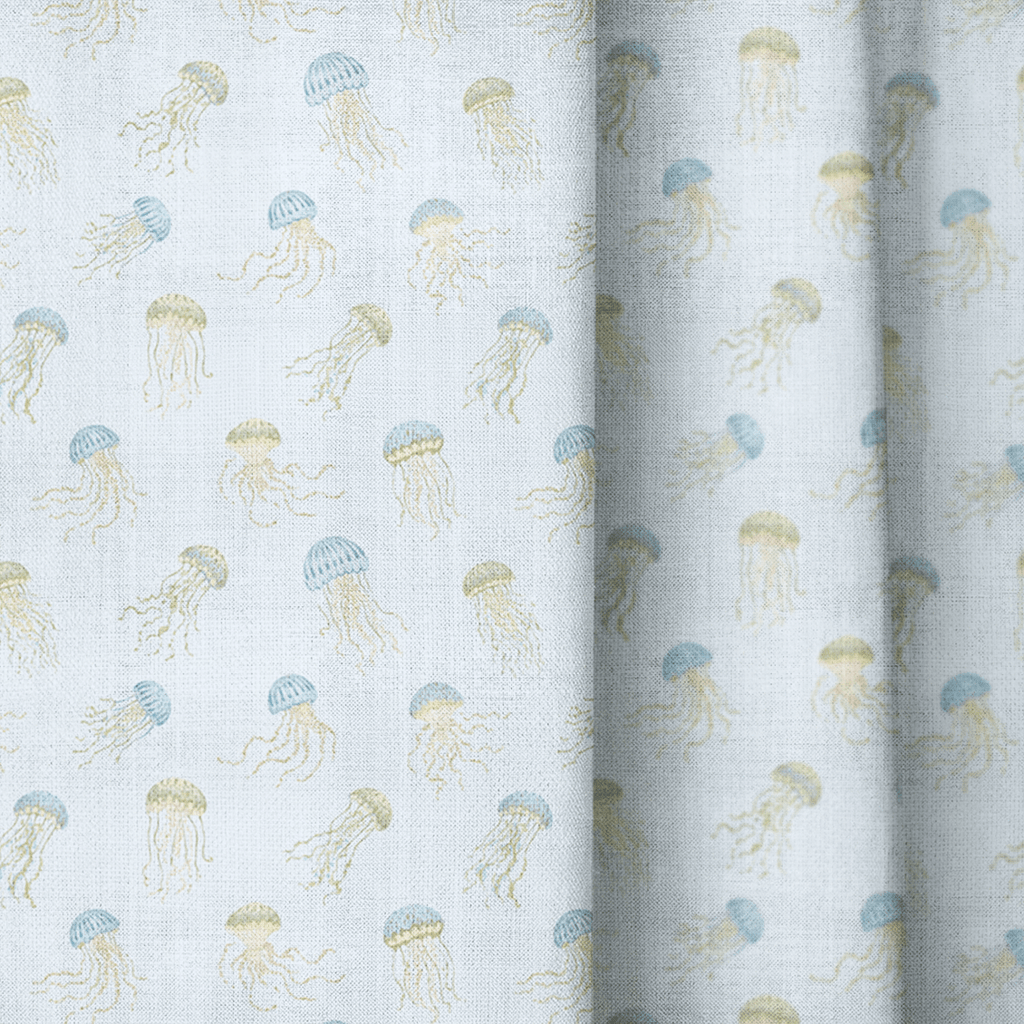 Joyful Jellyfish - Curtain Panel - The Drapery
