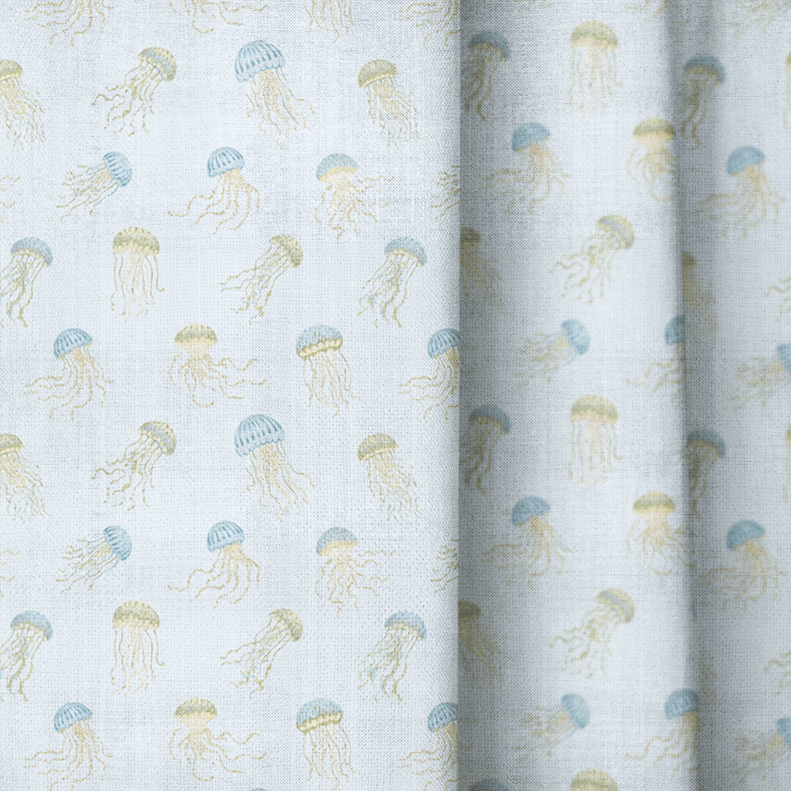 Joyful Jellyfish - Curtain Panel - The Drapery