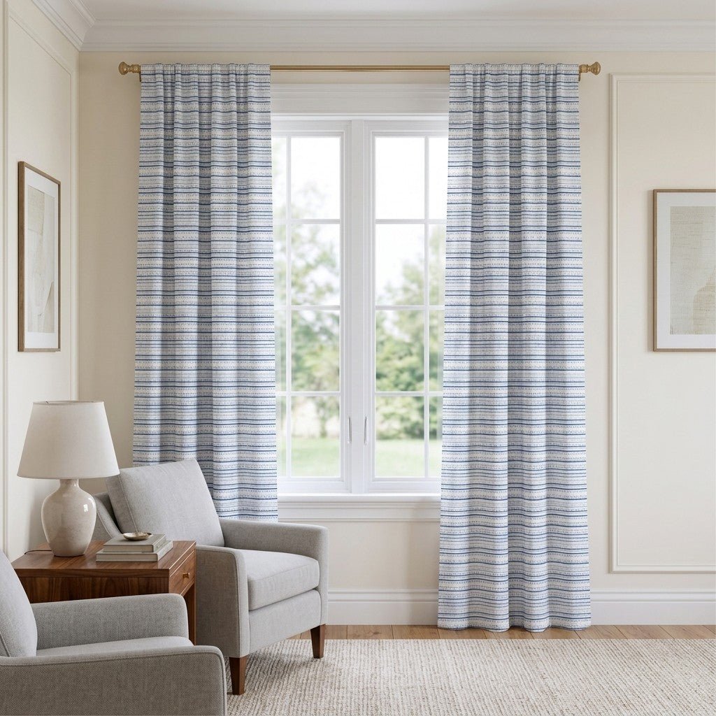 Julianne Stripes - Curtain Panel - The Drapery