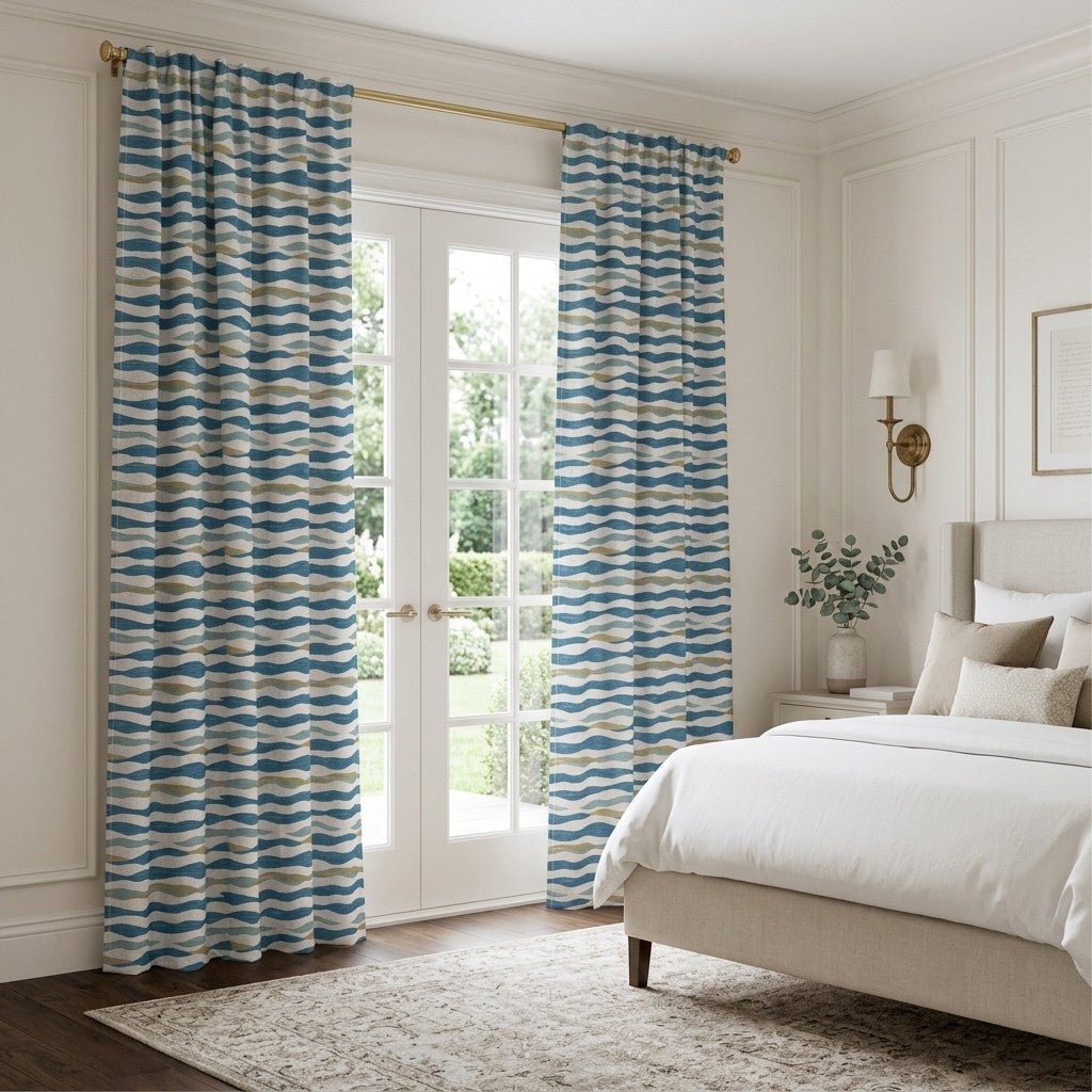 Julius Waves - Curtain Panel - The Drapery