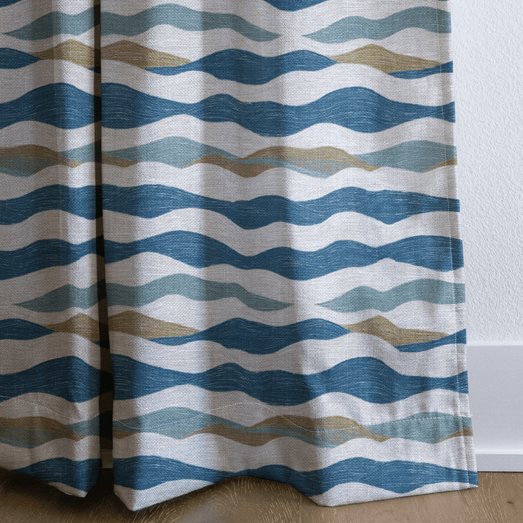 Julius Waves - Curtain Panel - The Drapery