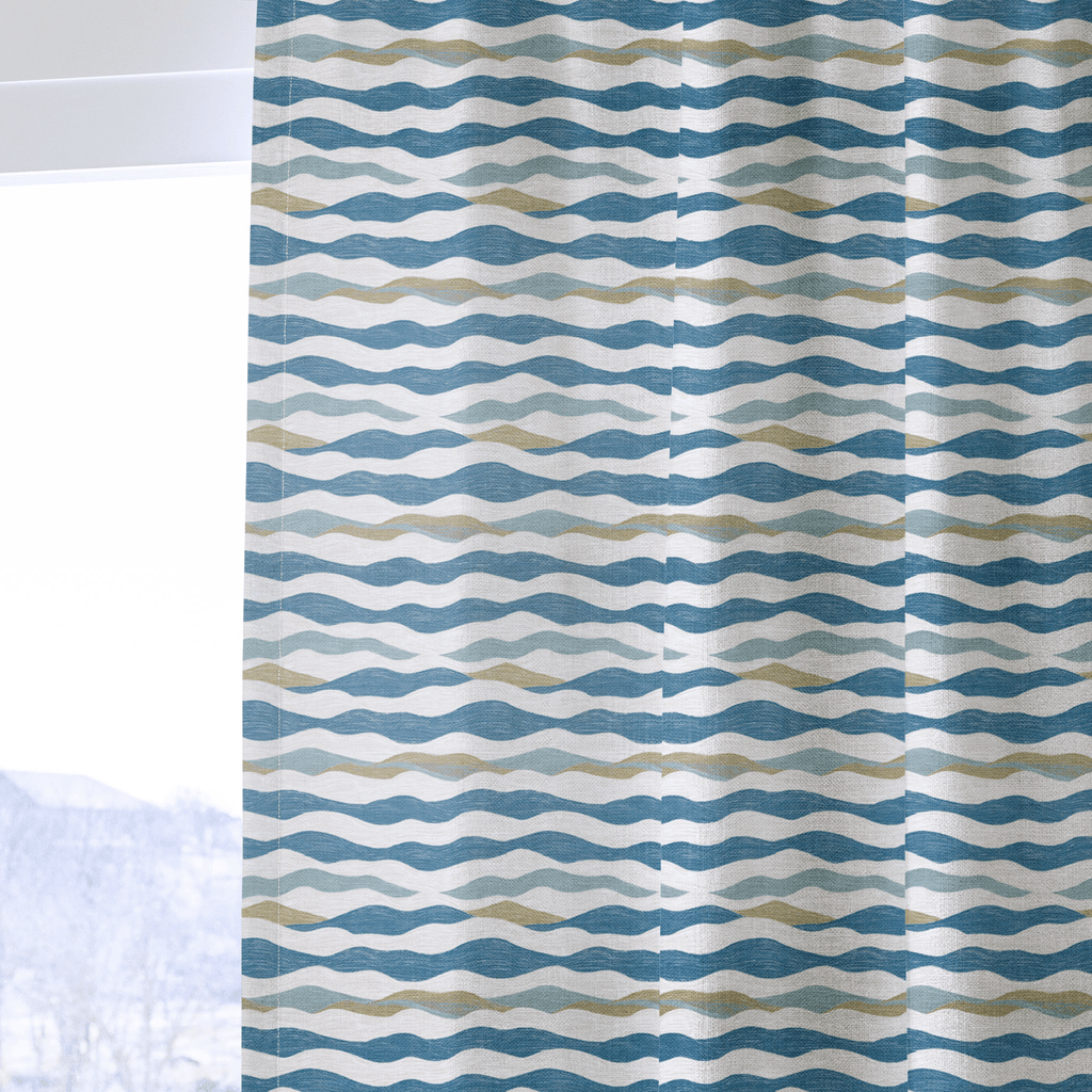 Julius Waves - Curtain Panel - The Drapery