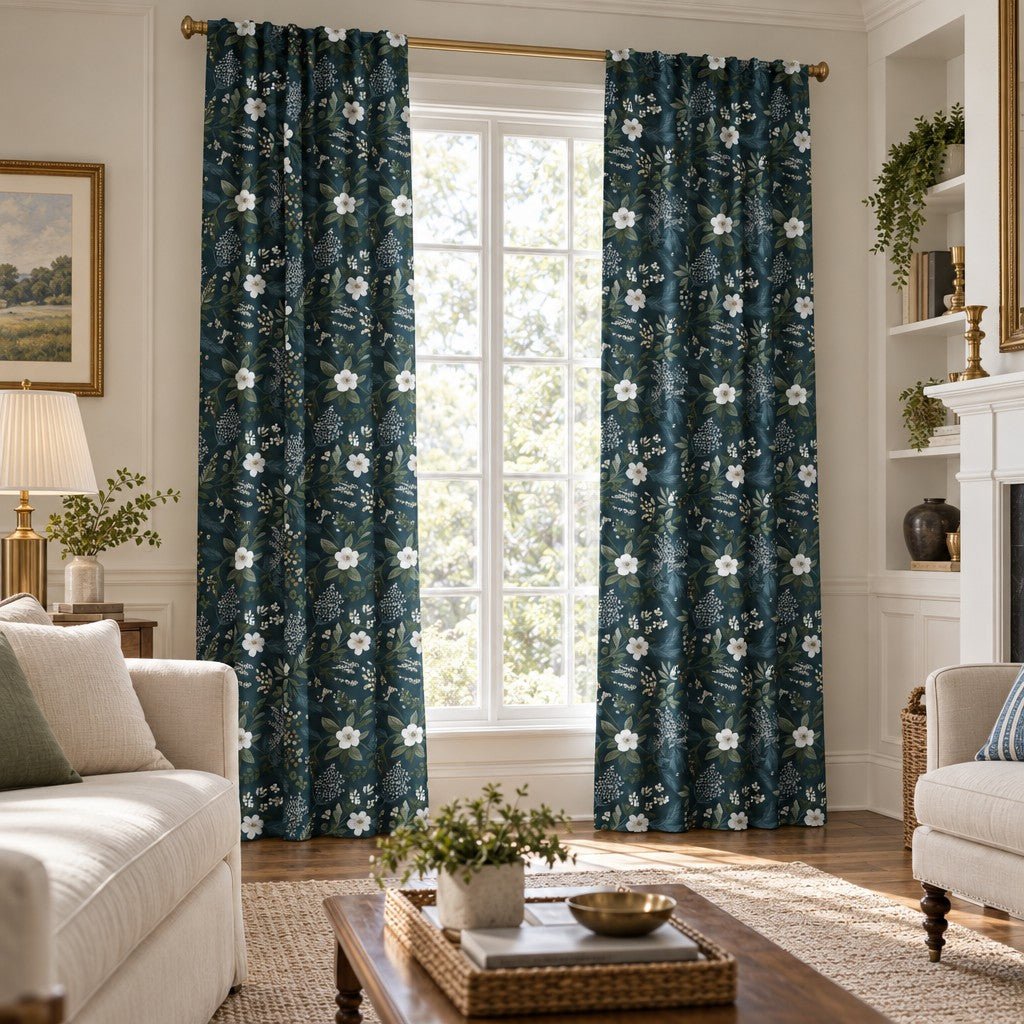 June Blossom - Curtain Panel - The Drapery