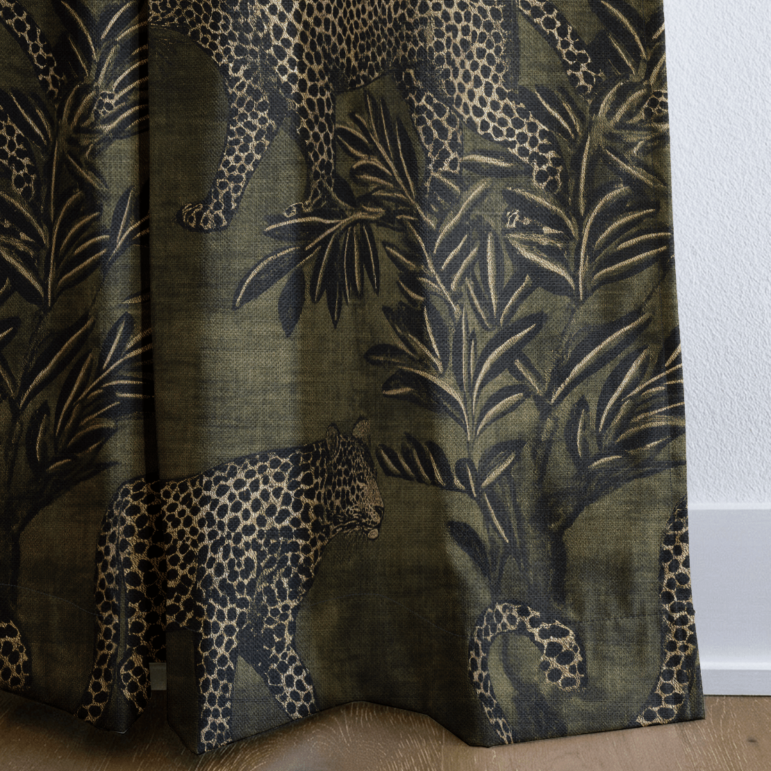 Jungle Prowl - Curtain Panel - The Drapery