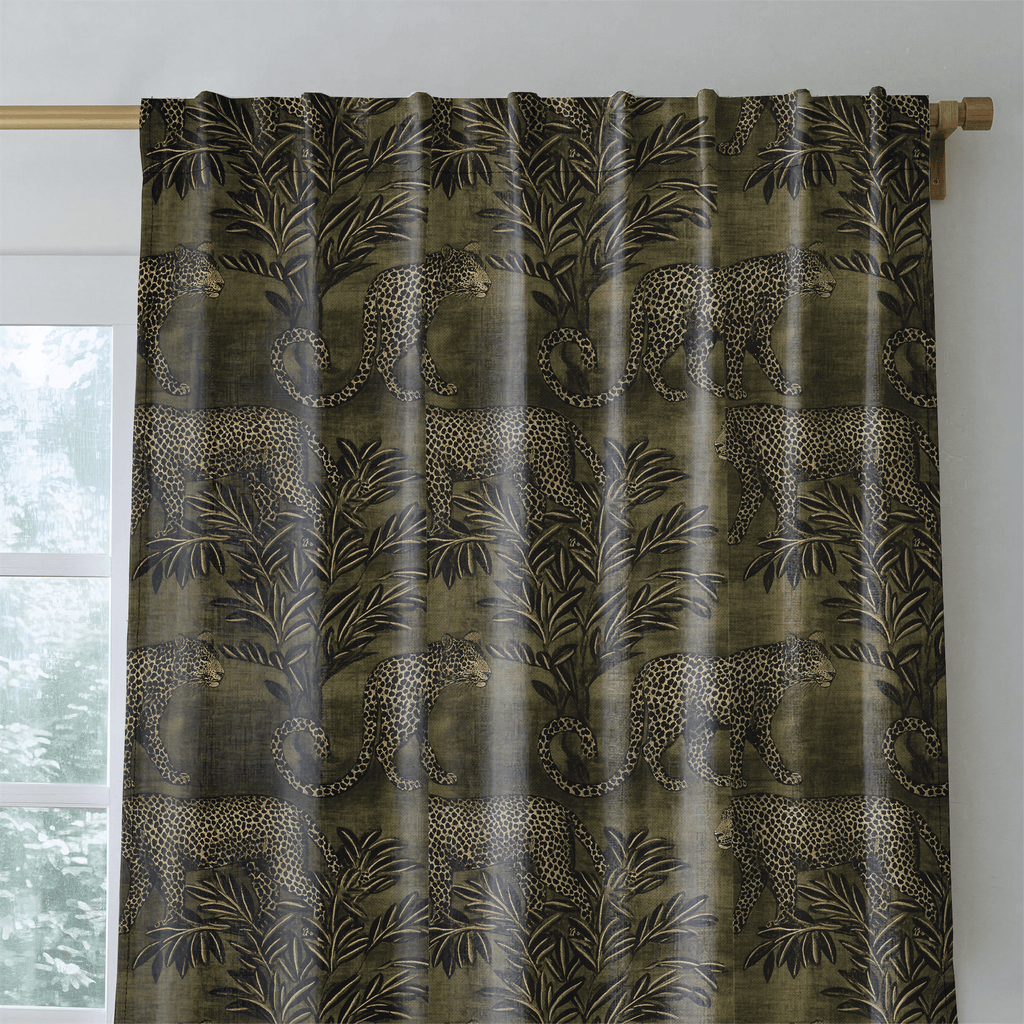 Jungle Prowl - Curtain Panel - The Drapery