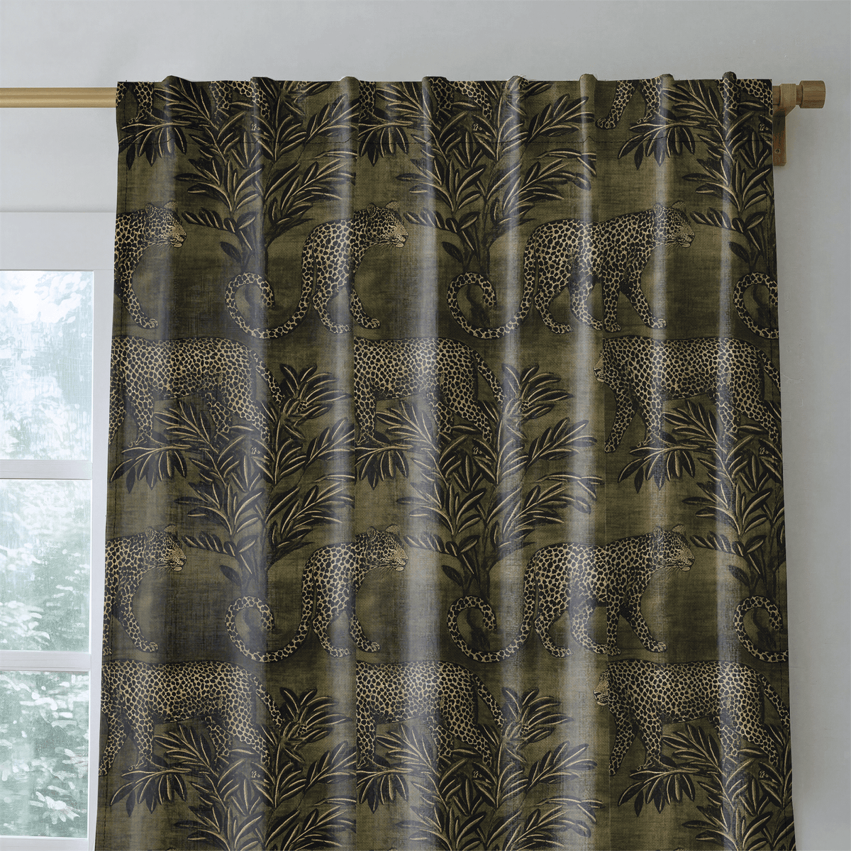 Jungle Prowl - Curtain Panel - The Drapery