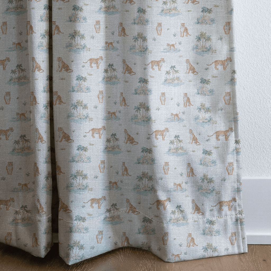 Jungle Tiger - Curtain Panel - The Drapery