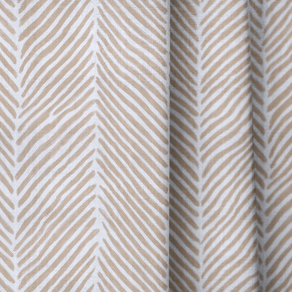 Junia Beige - Curtain Panel - The Drapery