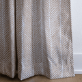 Junia Beige - Curtain Panel - The Drapery