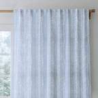 Junia Blue - Curtain Panel - The Drapery