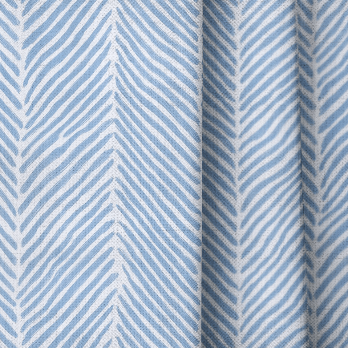 Junia Blue - Curtain Panel - The Drapery