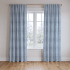 Junia Blue - Curtain Panel - The Drapery