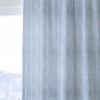 Junia Blue - Curtain Panel - The Drapery